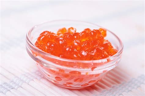 Free Photo Capelin Sushi Caviar Masago Orange Smoked Trout Caviar