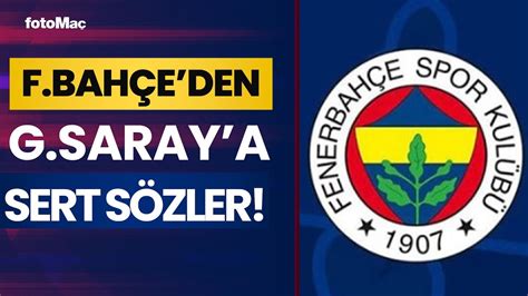 Fenerbahçe Başkanı Ali Koç tan Galatasaray a Sert Sözler Galatasaray