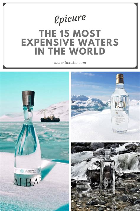 The Most Expensive Water Brands In The World Water Branding Most