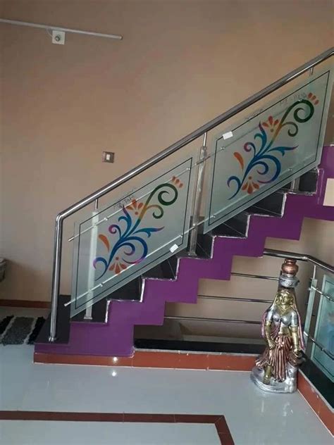 Stainless Steel Railing With Glass At Rs 1300 Feet Chennai ID