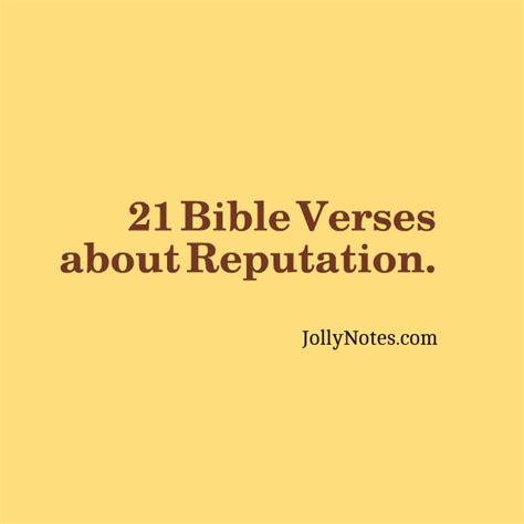 21 Bible Verses About Reputation Your Reputation Our Reputation Good Reputation And Having A