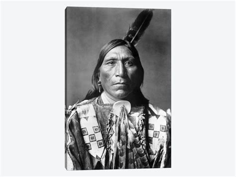 Sioux Man C1907 Canvas Art Print By Edward S Curtis Icanvas