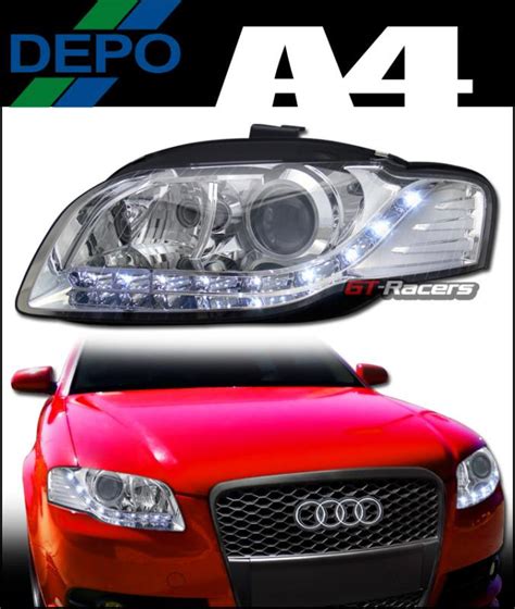 Find Depo Chrome R Drl Led Projector Head Lights Lamp Signal