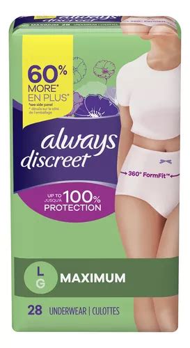 Always Discreet Ropa Interior Para Incontinencia Y Posparto Envío gratis