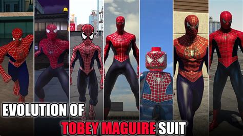 Evolution Of Raimi Suit In Spider Man Games Youtube