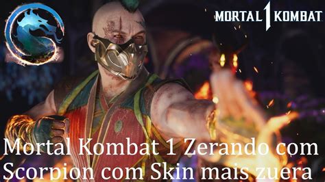 Mortal Kombat 1 Zerando Com Scorpion Com Skin Mais Zuera Youtube