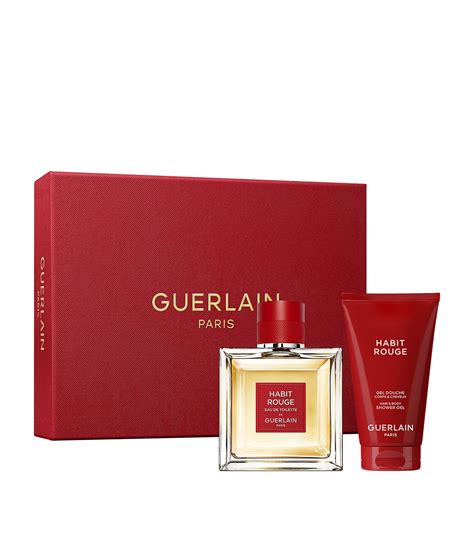 Guerlain Habit Rouge Eau De Toilette Fragrance Gift Set Ml