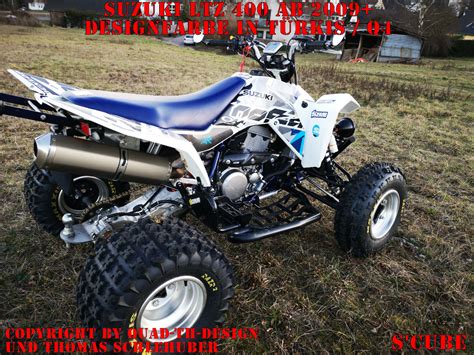 Scrub Dekor Kit Atv Suzuki Ltz Ab Graphic Kit S Cube B Ebay