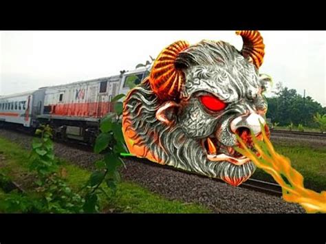 The Train Turned Into A Red Bull S Head Train Funnytrain