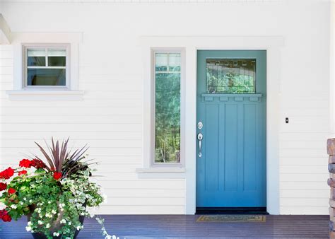 Top 8 Front Door Colors for White Houses | Fixr