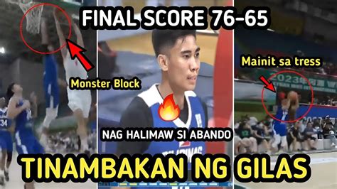 GILAS TINAMBAKAN ANG IRAN RHENZ ABANDO NAG HALIMAW ANG GANDA NG NILARO