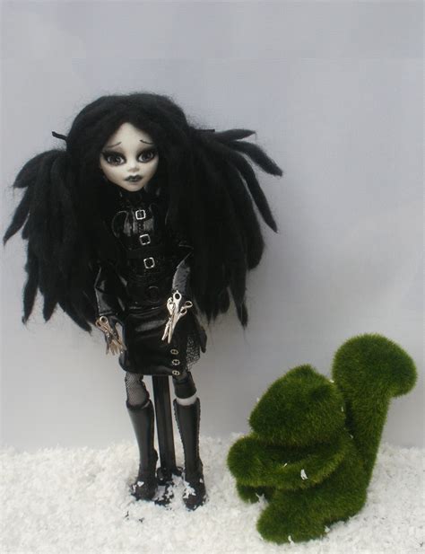 Monster High Custom Edward Scissorhands Daughter By Rach Hells Dollhaus On Deviantart