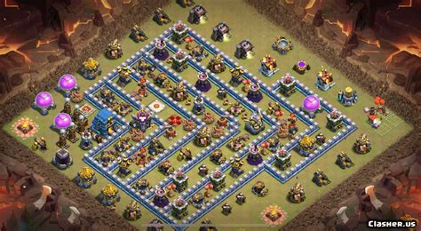 [town Hall 12] Th12 Top Anti 2 Stars Legend Base [with Link] [7 2019] War Base Clash Of