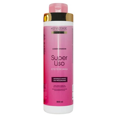 CONDICIONADOR SUPER LISO EFEITO DESMAIA 800ML Kerabrasil Cosméticos