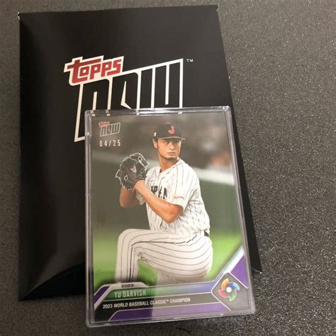 目立った傷や汚れなし25枚限定ダルビッシュ有Topps Now 2023 WBC ChampionsパープルパラレルSAMURAI