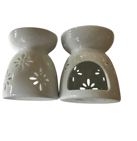 White flower scent burner - Candle Comfort