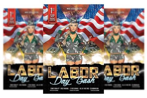 Labor Day Flyer Template (420790)