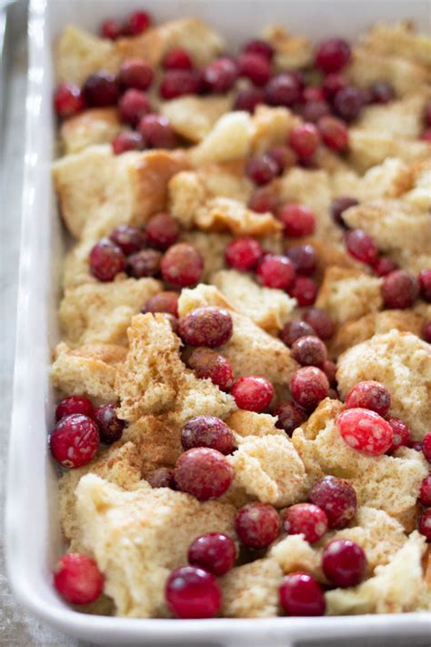 Cranberry Bread Pudding with Caramel Sauce | A Bountiful Kitchen