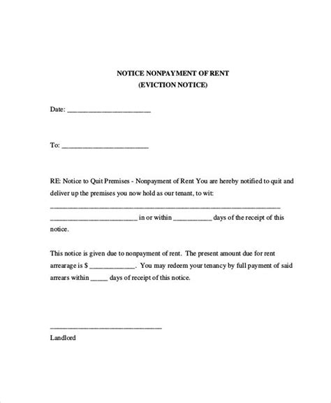 Perfect Tenant Eviction Letter Template And Pics | Letter template word ...