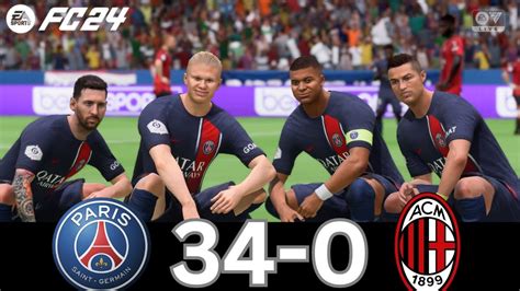 What Happen If Ronaldo Messi Neymar And Mbappe Play Together On PSG