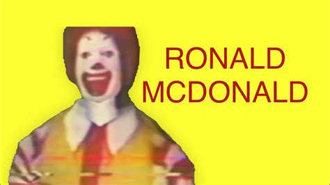 Ronald Mcdonald Horror Game Youtube