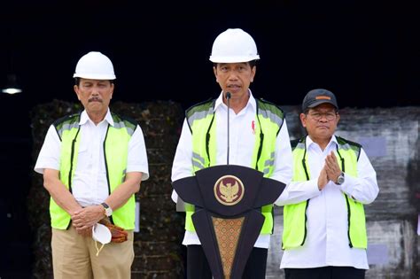 Sekretariat Kabinet Republik Indonesia Peresmian Tempat Pengolahan