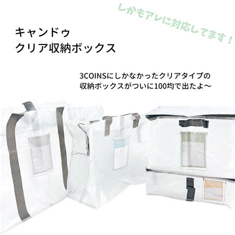 ついに100均に登場！キャンドゥ「クリア収納バッグ」 - 100均Like - 100均ブログ