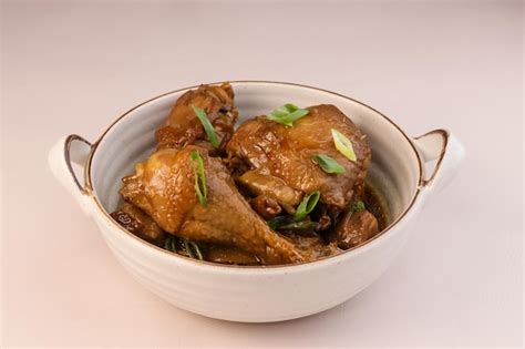 Premium Photo | Chicken adobo is national filipino dish