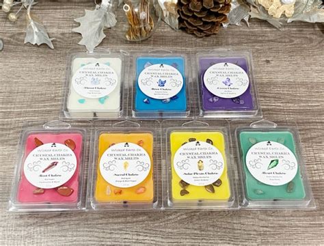 Chakra Wax Melt Full Set 7 Packs Meditation Wax Melt Set Etsy