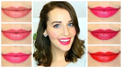 Revlon Ultra Hd Matte Lip Color Swatches Review Youtube