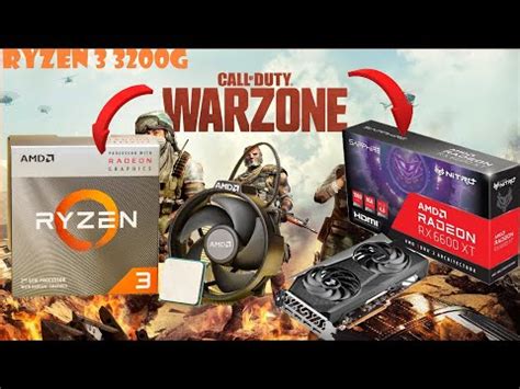 Call Of Duty Warzone Rx Xt Ryzen G Benchmark Radeon