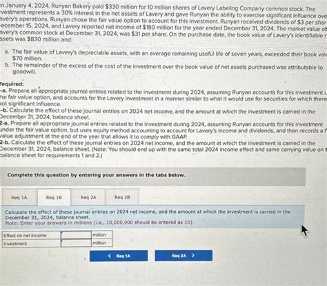 Solved On January 4 2024 Runyan Bakery Paid 330 Million Chegg