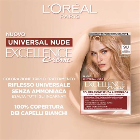 L Or Al Paris Excellence Universal Nude U Biondo Chiarissimo Universale