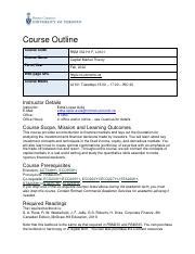 RSM332 Course Outline Fall 2022 L0101 Pdf Course Outline Course Code