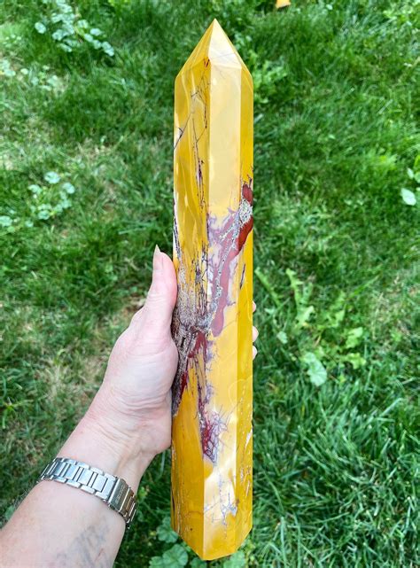 3 18 Lb Mookaite Jasper Obelisk Pillar Tower Point Wand Column