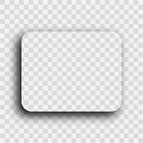 white rectangle shape vectors illustrations