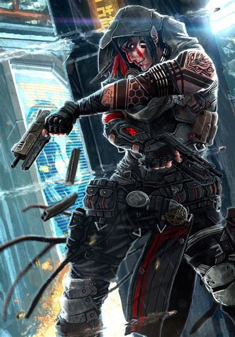 Pin de Chey Skizzle em Sci fi concept art | Personagem cyberpunk ...