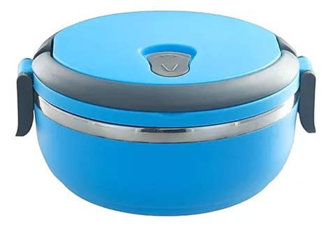 Lunchera Herm Tica Acero Inox Tapa Vianda Comida