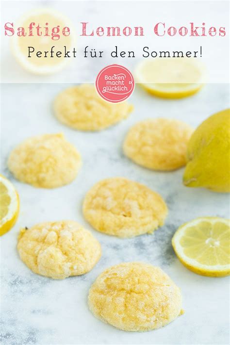 Saftige Lemon Cookies Zitronenkekse Backen Macht Gl Cklich Rezept