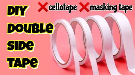 How To Make Double Side Tape At Home Without Cellotape And Masking Tape