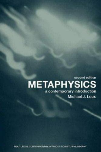 Routledge Contemporary Introductions To Philosophy Ser Metaphysics