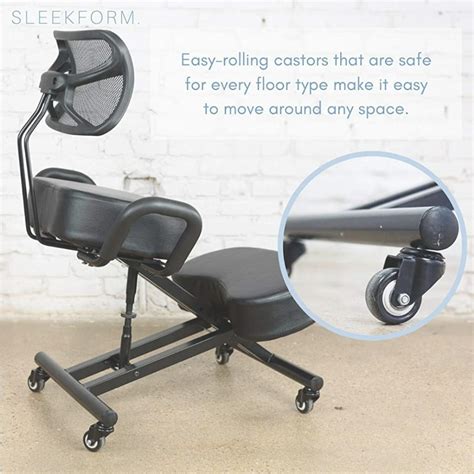 Sleekform Ergonomic Kneeling Chair Aptdeco