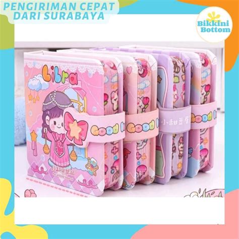 Jual Notebook Motif Jurnal Diary Hard Cover Agenda Persegi Lucu