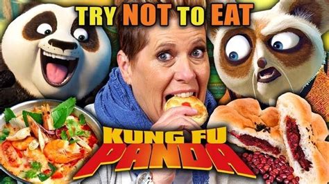 Try Not To Eat Kung Fu Panda Tom Yum Soup Bean Buns Dumpling Snack Lace People Vs Food