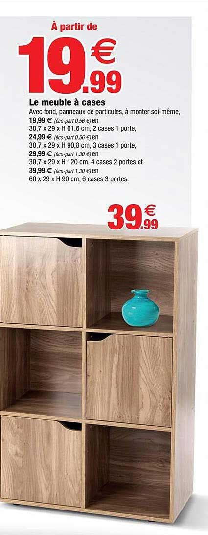 Promo Le Meuble à Cases chez Bazarland iCatalogue fr