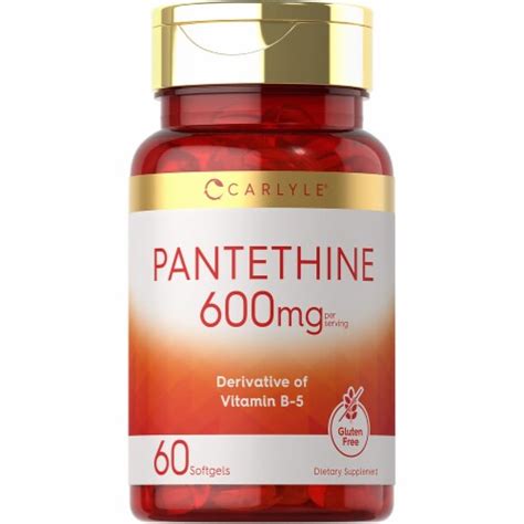 Carlyle Pantethine Mg Softgel Capsules Softgel Capsules