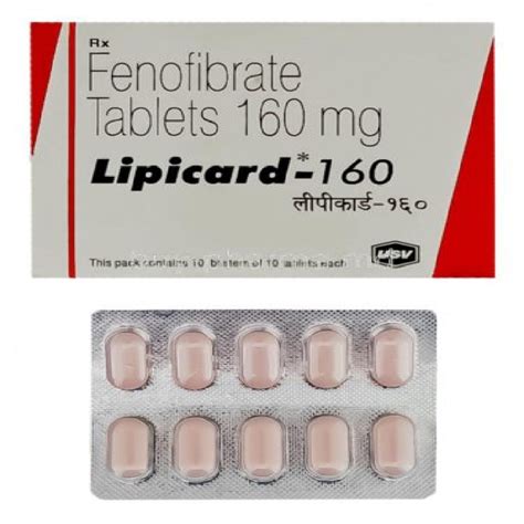 Buy LIPICARD 160 MG 10 Tablets Online At GymPharmacy