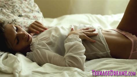 Small Tit Hottie Rubbing Her Pussy