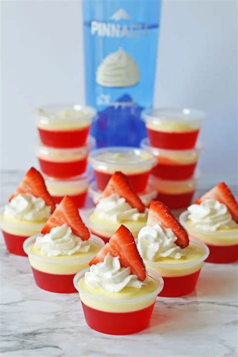 Strawberry Cheesecake Pudding Shots Planning Inspired