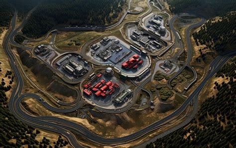 Premium AI Image | Formula 1 Raceway Aerial Perspective